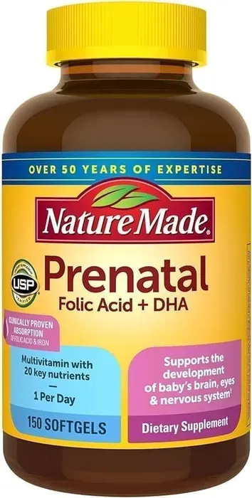 Multivitaminas Prenatal Multi Dha 150 Softgel Nature Made