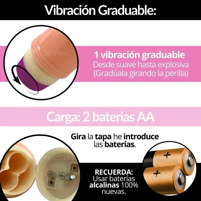 Vibrador Consolador Dildo Realista Juguete Sexual 