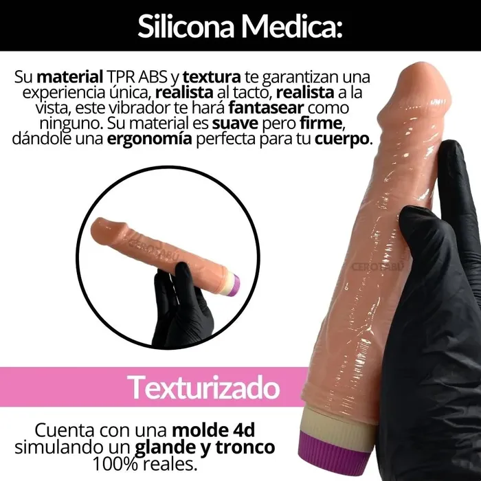 Vibrador Consolador Dildo Realista Juguete Sexual 