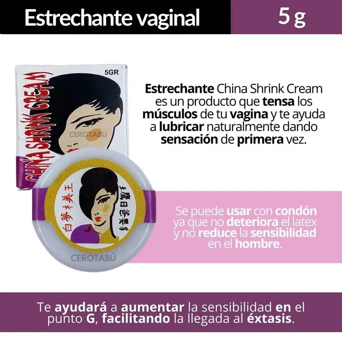 Lubricante Estrechante Vaginal Contrae Sexo Estrecho +Sensación 5g