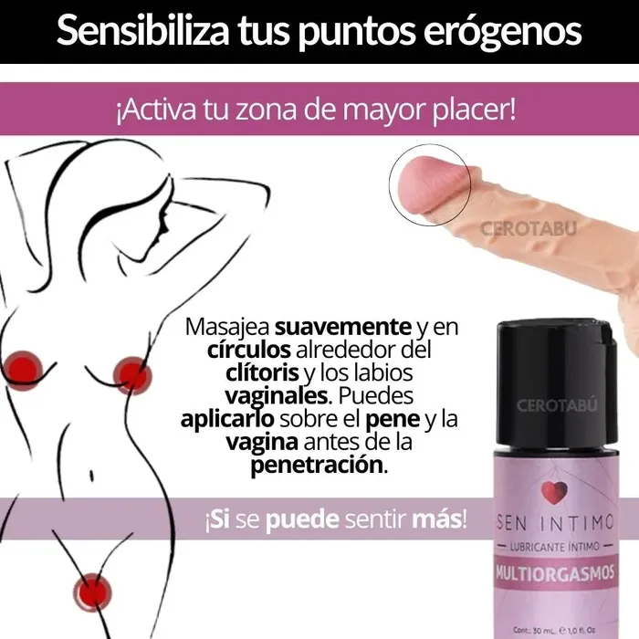 Lubricante Intimo Multiorgasmo 30ml 