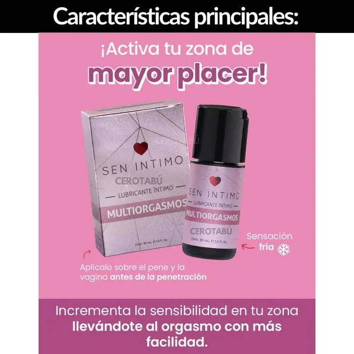 Lubricante Intimo Multiorgasmo 30ml 