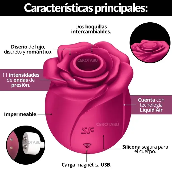 Satisfyer Succionador Clítoris Vibrador Classic Blossom 