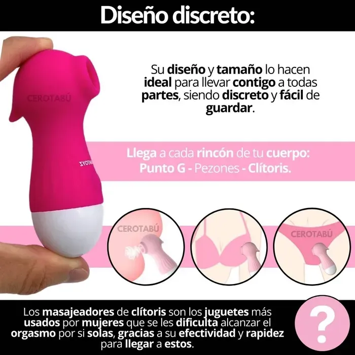 Vibrador Succionador De Clítoris Recargable Luxury