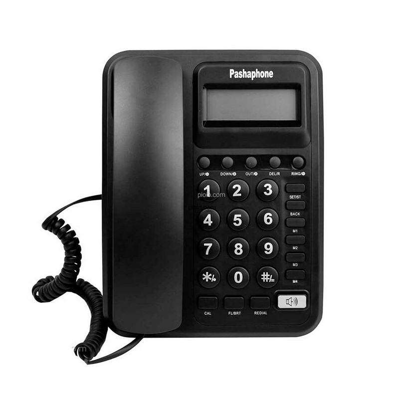 Telefono Fijo Escritorio Alambrico Pantalla Lcd Kx-t2023cid Negro