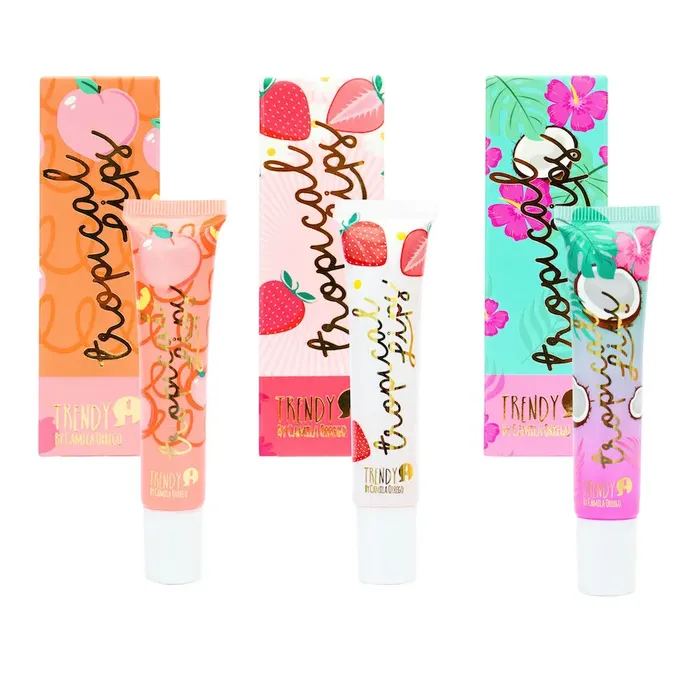 Brillo Tropical Lips Trendy Surtido Ref TL08