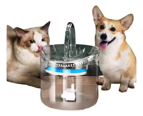 Bebedero Con Fuente Agua Automático Para Perros Y Gatos 