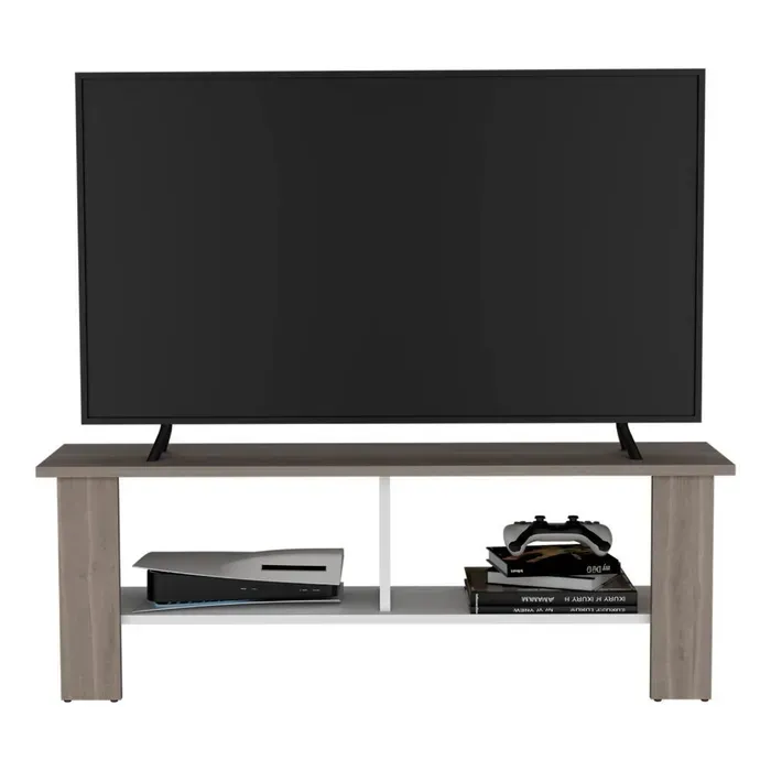 Mesa Para Tv Navi, Bardolino Y Blanco Marquez, Para Televisor Hasta 65 Pulgadas