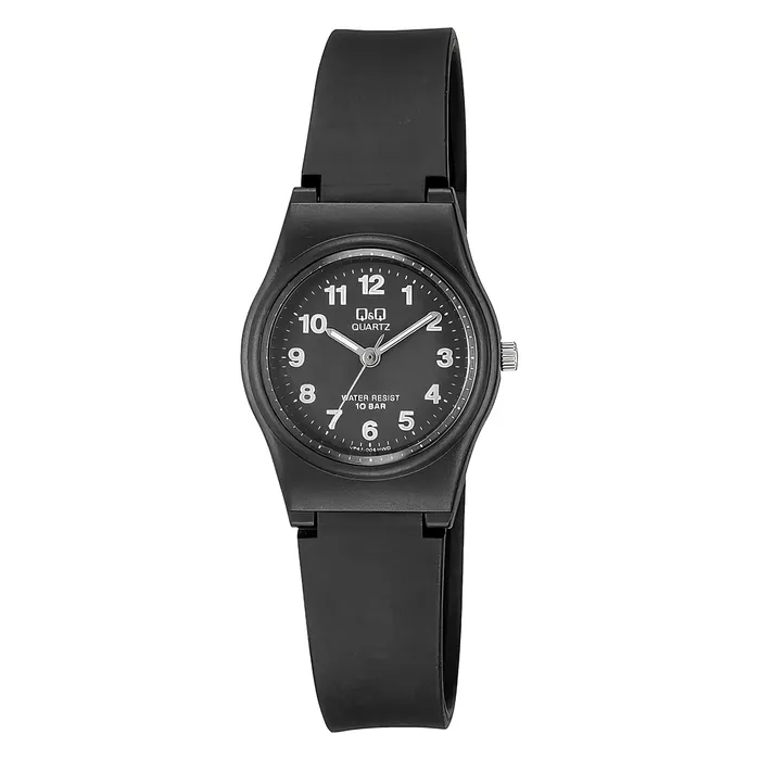 Reloj Para Mujer Q&q Qyq Vp47j004y Negro Deportivo + Estuche