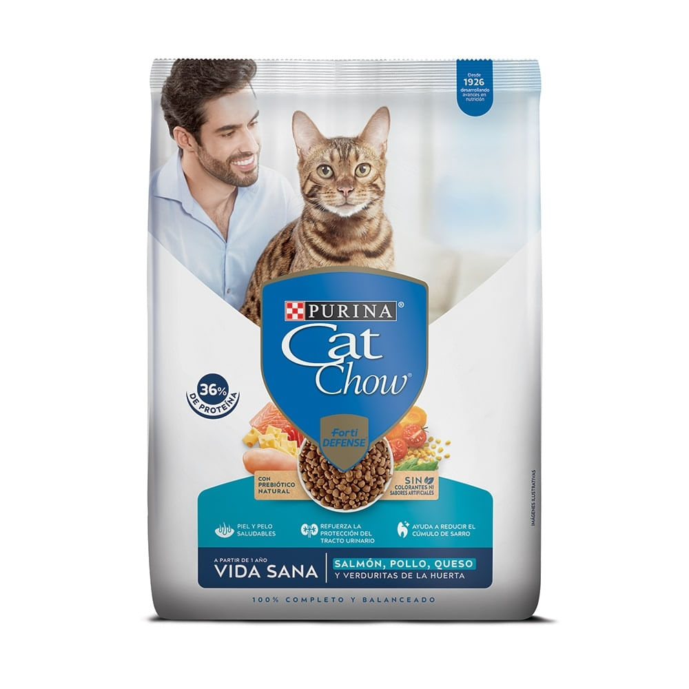 Comida Para Gatos Cat Chow Vida Sana 1.3 Kg