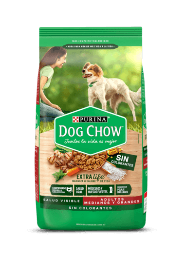 Comida Para Perros Dog Chow Sin Colorantes Adultos Medianos Y Grandres 4 Kg