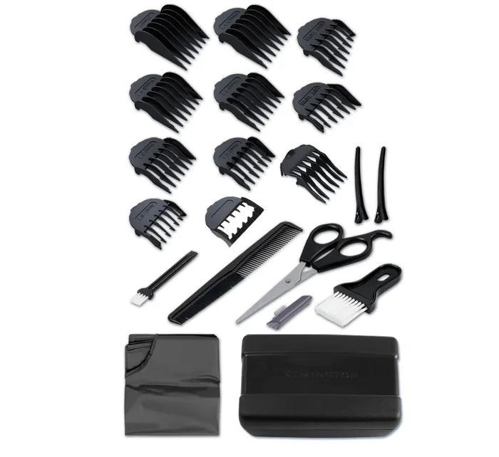 Recortadora de Cabello Remington Kit Corte 23 piezas HC4050 Cortadora De Cabello Remington Kit Corte 23 piezas HC4050