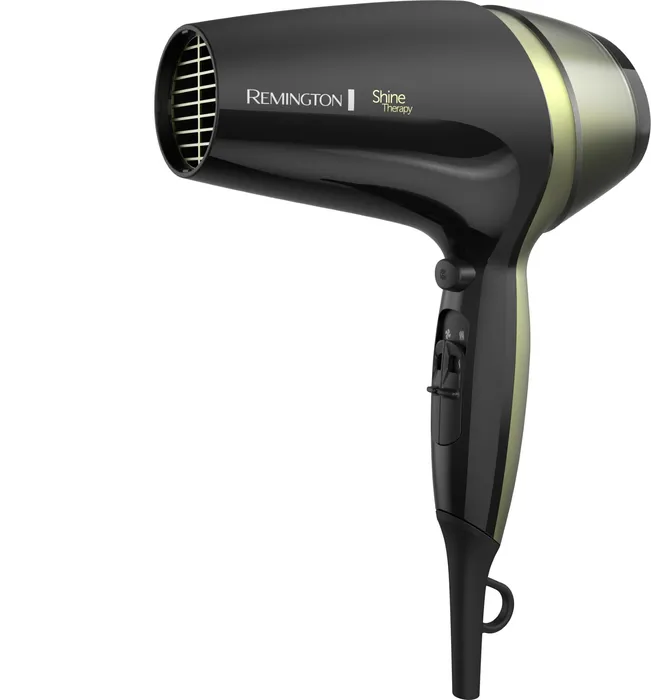 Secador Remington Shine Therapy Aguacate y Macadamia D13A Secador de cabello Remington 1900W cerámica aguacate y macadamia