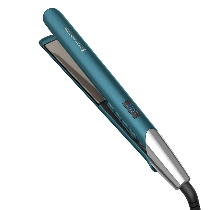 Plancha Alisadora Remington Aceite de Coco y Filtro UV S8607 Plancha de cabello Remington cerámica con coco anti frizz