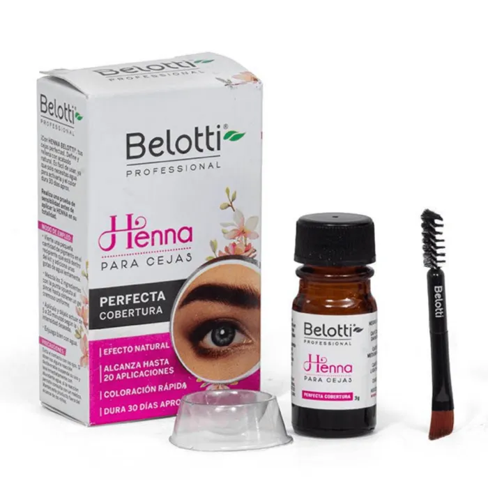 Belotti Henna Para Cejas Medium Brown 3g BELMEDIO