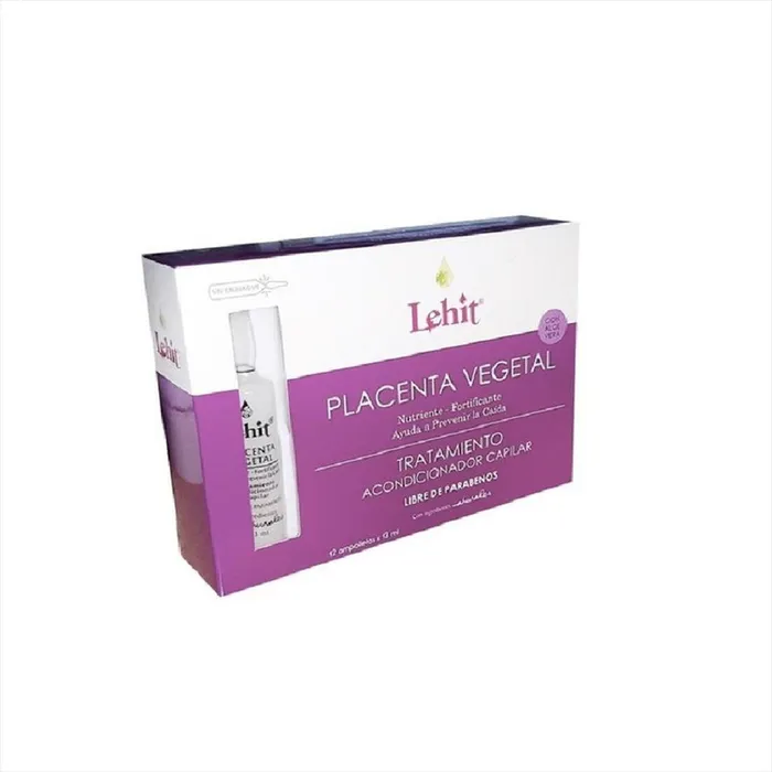 Lehit Ampollas Placenta Vegetal 12 Unds X 13ml LE90