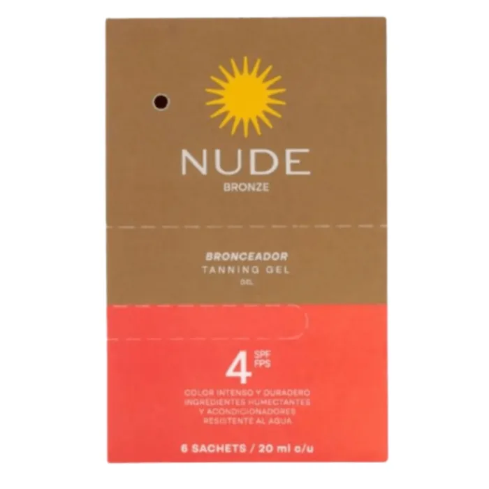 Nude Bronceador 4SPF x 6 Sachets NUDE31