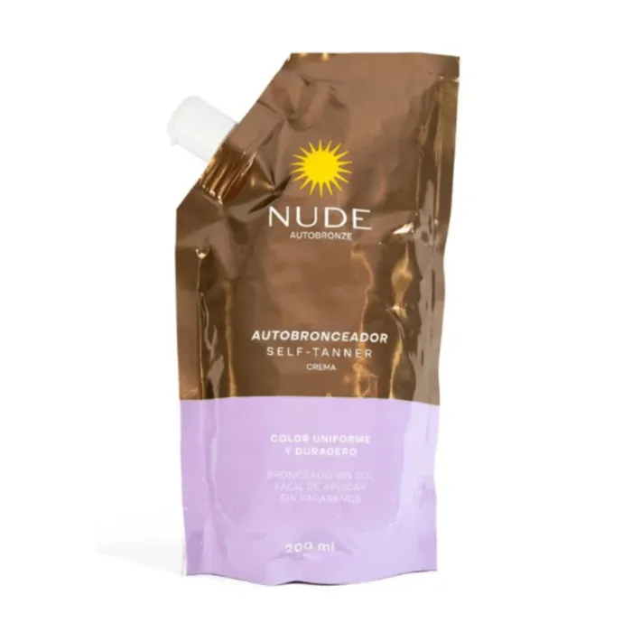 Nude Auto Bronceador Self Tanner Crema 200ml NUDE07