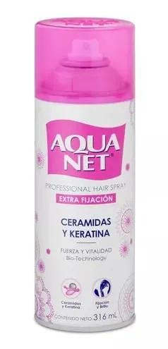 Aqua Net Laca Extra Fijacion Ceramidas y Keratina 316ml aqua947