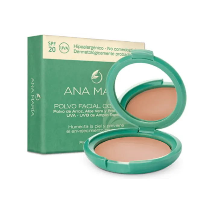 Ana Maria Polvo Facial Compacto Moca 15g AM0003