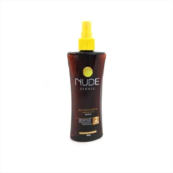 Nude Bronze Bronceador Tanning Oil Aceite 2Spf 240ml NUDE02