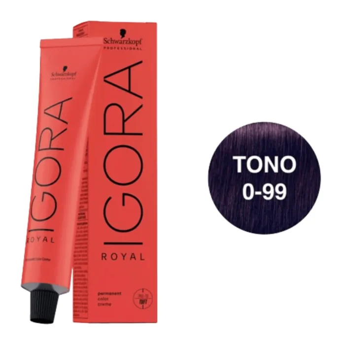 Tinte Igora Royal 0-99 Concentrado Violeta IR099