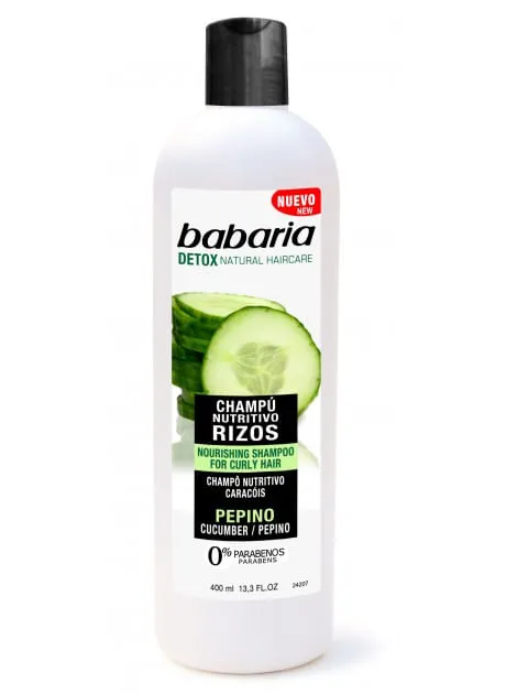 Babaria Shampoo Nutritivo Rizos con Pepino 400ml ba75