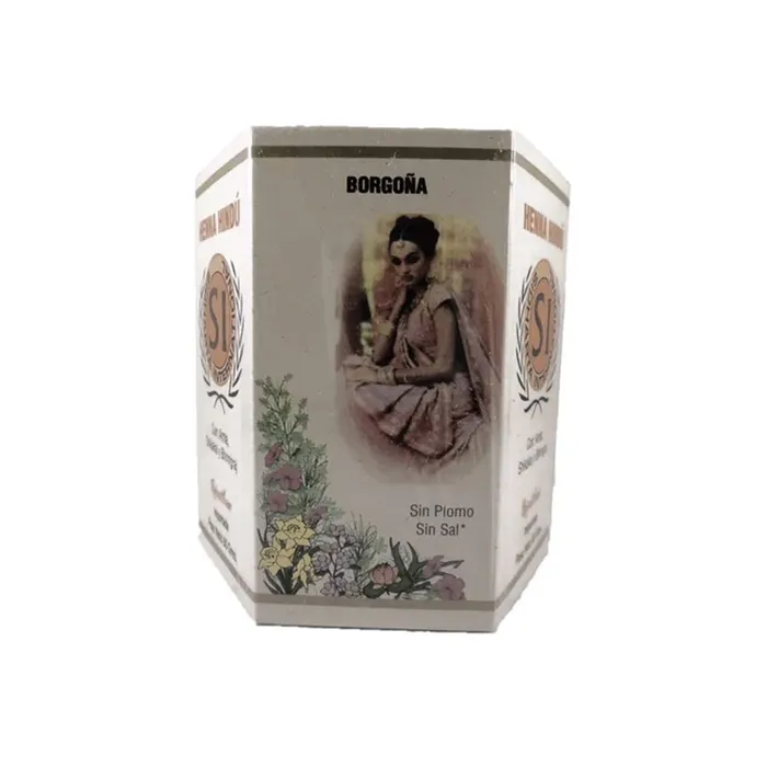 Henna Hindu Tinte Natural Borgoña 80g 1167