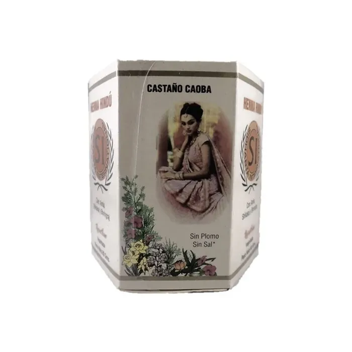 Henna Hindu Tinte Natural Castaño Caoba 80g 1169