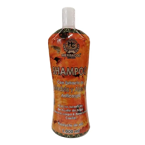 Shampoo Herbacol Calendula Y Aloe Vera Anticaspa 1000ml HER45