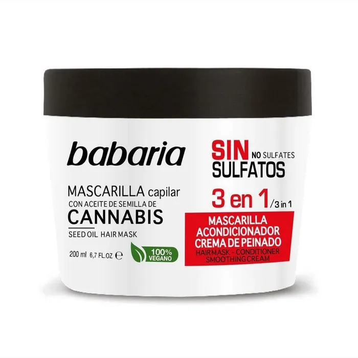 Mascarilla Canabis 3 En 1 Babaria 200 ml BA139