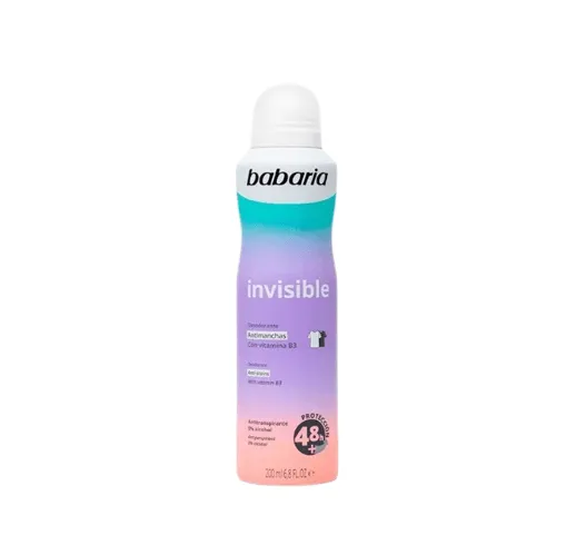 Babaria Desodorante Spray Invisible 200ml BA007