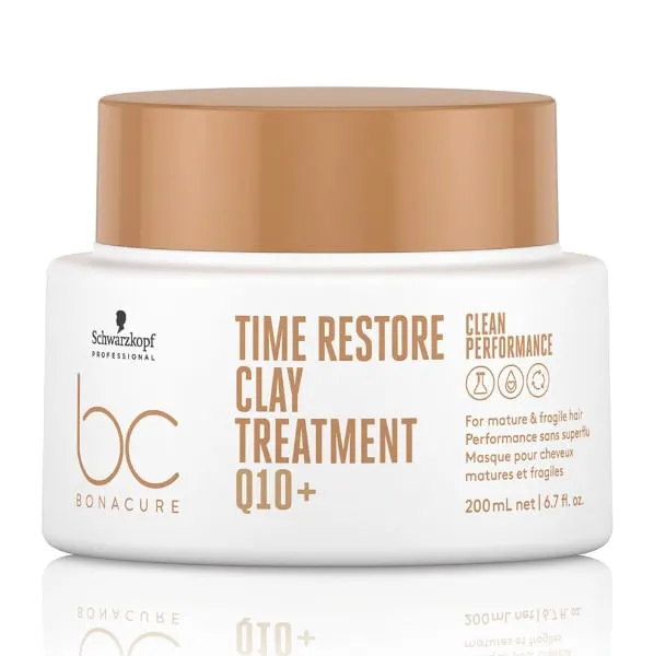 Schwarzkopf Bonacure Time Restore Clay  Q10 Treatment 200ml sh021