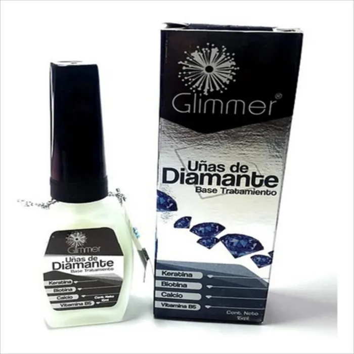 Base Uñas De Diamante Con Keratina Biotina Calcio 15Ml UD01