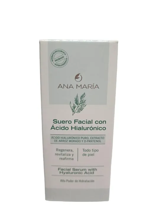 Suero Facial con Acido Hialuronico Ana María 30ml AM45