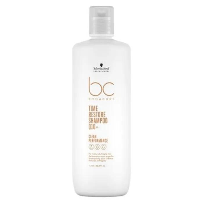 Schwarzkopf Bonacure Time Restore Clay  Q10 Shampoo 1000ml SH503