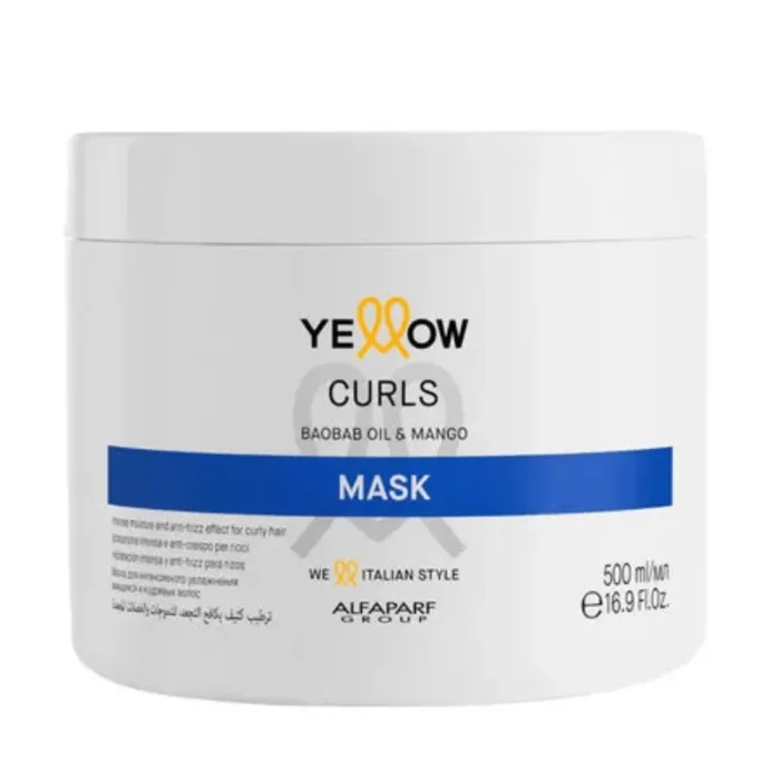 Yellow Mascarilla Curls 500ml YCM01