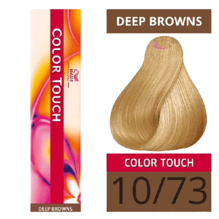 Tinte Color Touch 10-73 Rubio Ultra Claro Marron Dorado CT1073