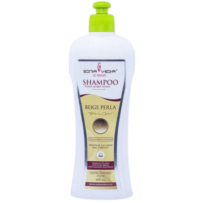 Sonia Vega Shampoo Tono sobre Tono Beige Perla 400ml SV50