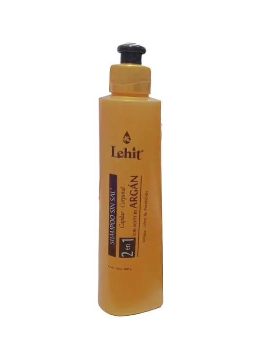 Lehit Shampoo 2 en 1 con aceite de argan x300g LE37