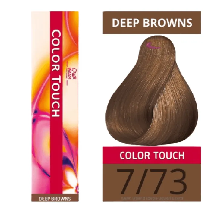 Tinte Color Touch 7-73 Rubio Mediano Marron Dorado CT773