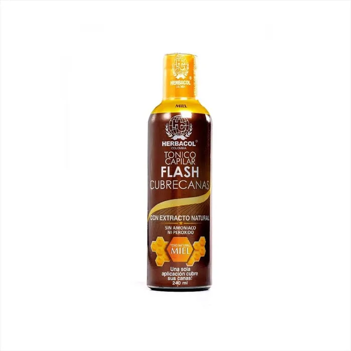 Tonico Capilar Cubrecanas Miel Flash 240ml HER20