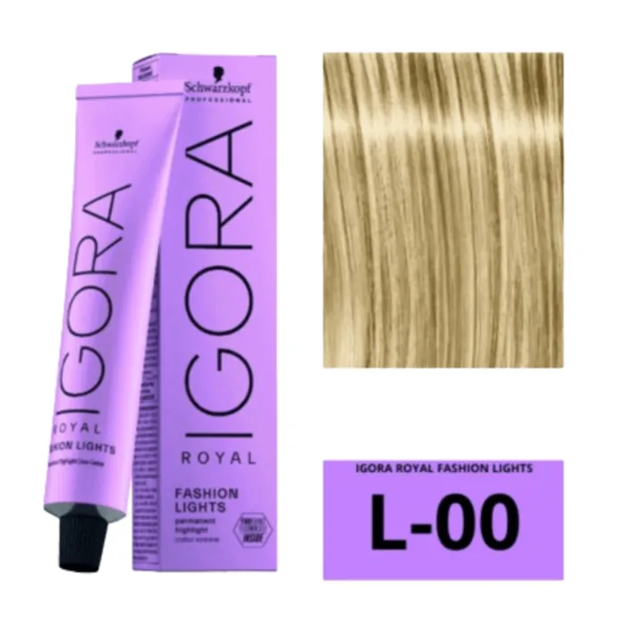 Tinte Igora Royal Fashion Lights L-00 Natural Intenso IRL00