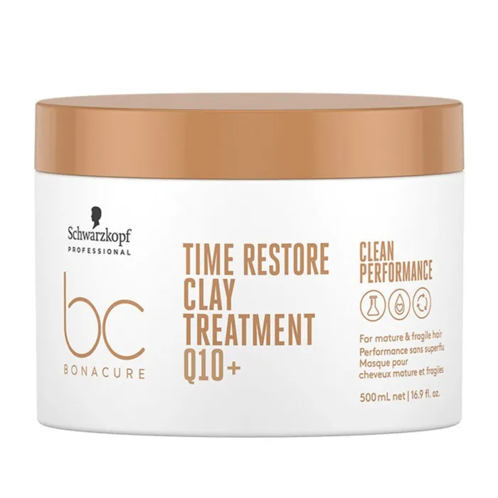 Schwarzkopf Bonacure Time Restore Clay  Q10 Treatment 500ml SH98