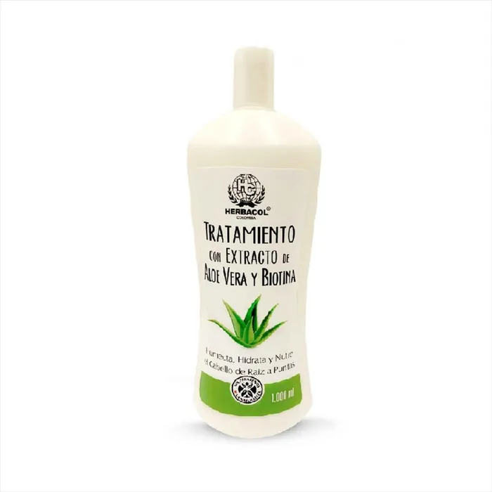 Tratamiento Herbacol Con Extracto De Aloe Vera Y Biotina 1000ml HER47