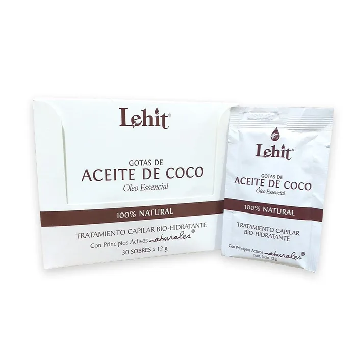 Tratamiento Capilar Gotas con Aceite de Coco 30 sobres LE07