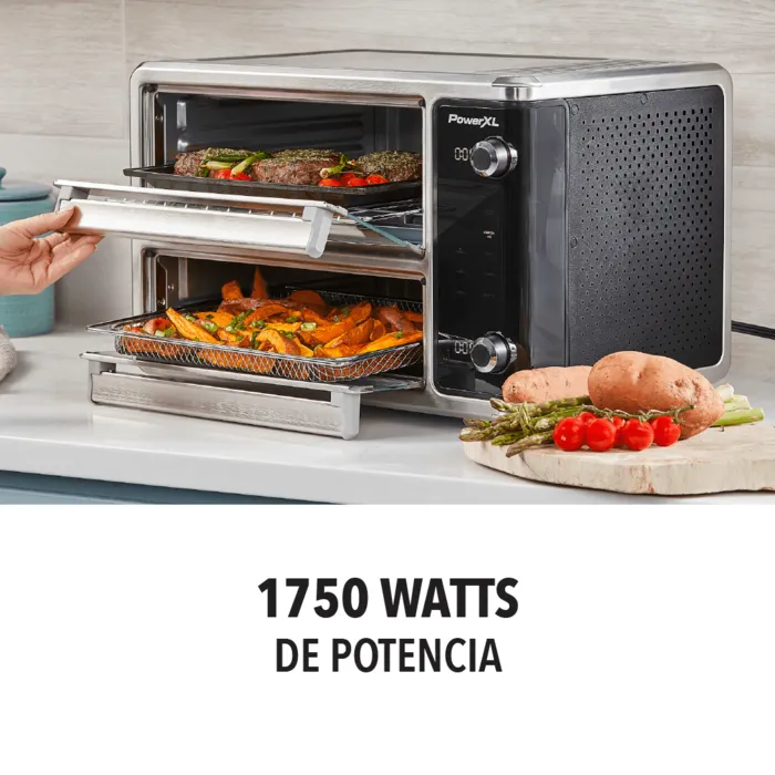 Doble horno y freidora PowerXL SMARTSYNX™, TO67D5-1SPLA