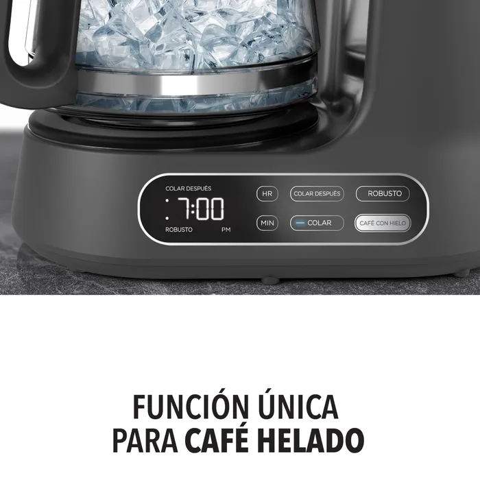 Cafetera automática PowerXL café helado y caliente 12 tazas