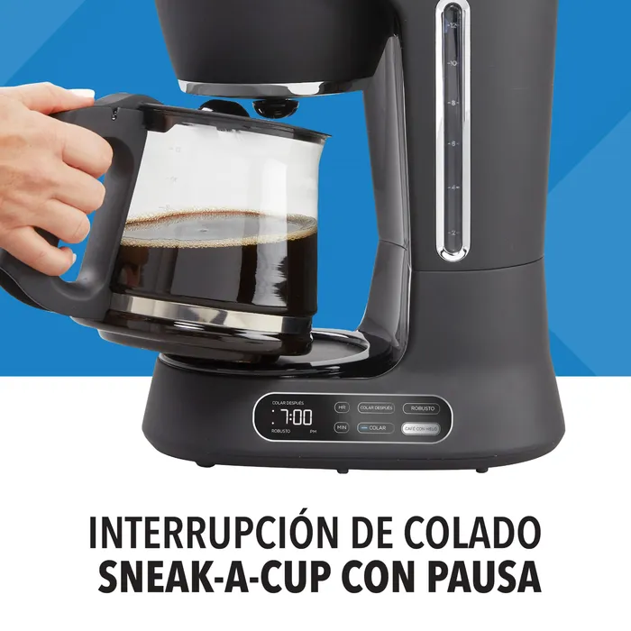 Cafetera automática PowerXL café helado y caliente 12 tazas