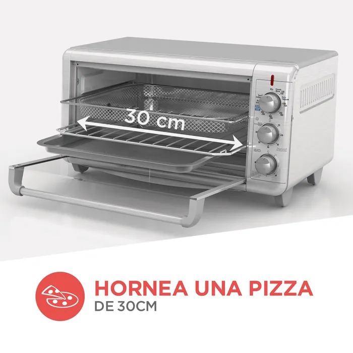 Horno Electrico freidor de aire Black+Decker extra amplio TO3265XSS-LA Horno Electrico freidor de aire BLACK+DECKER extra amplio